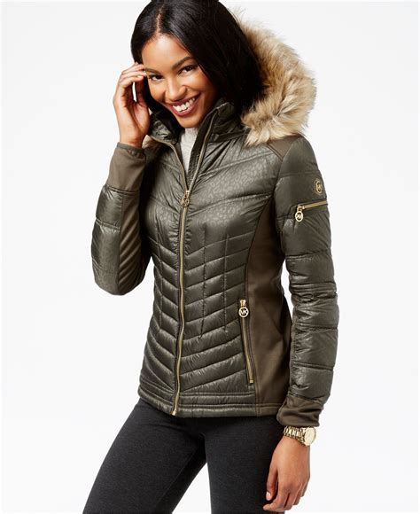 chaqueta mujer michael kors|Michael Kors puffer jacket.